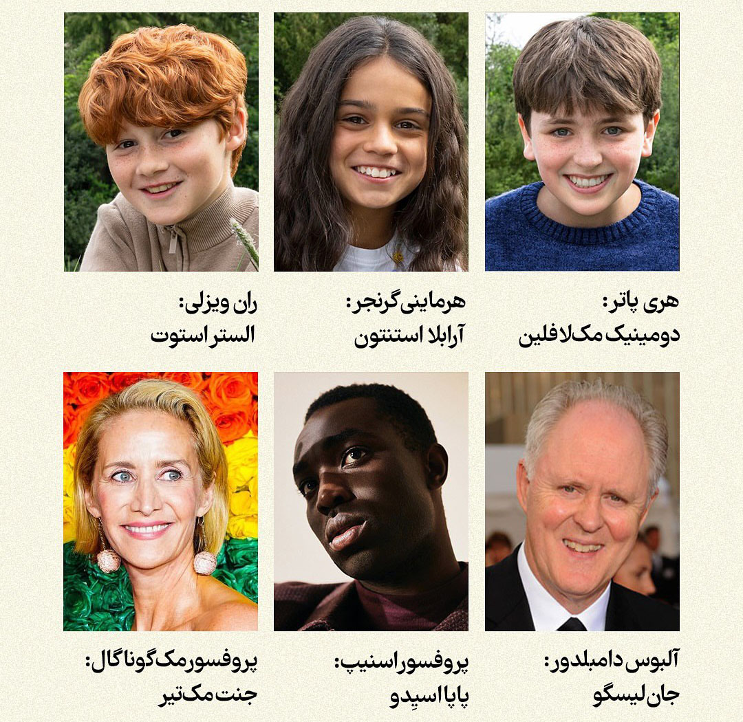بازیگران سریال هری پاتر جدید