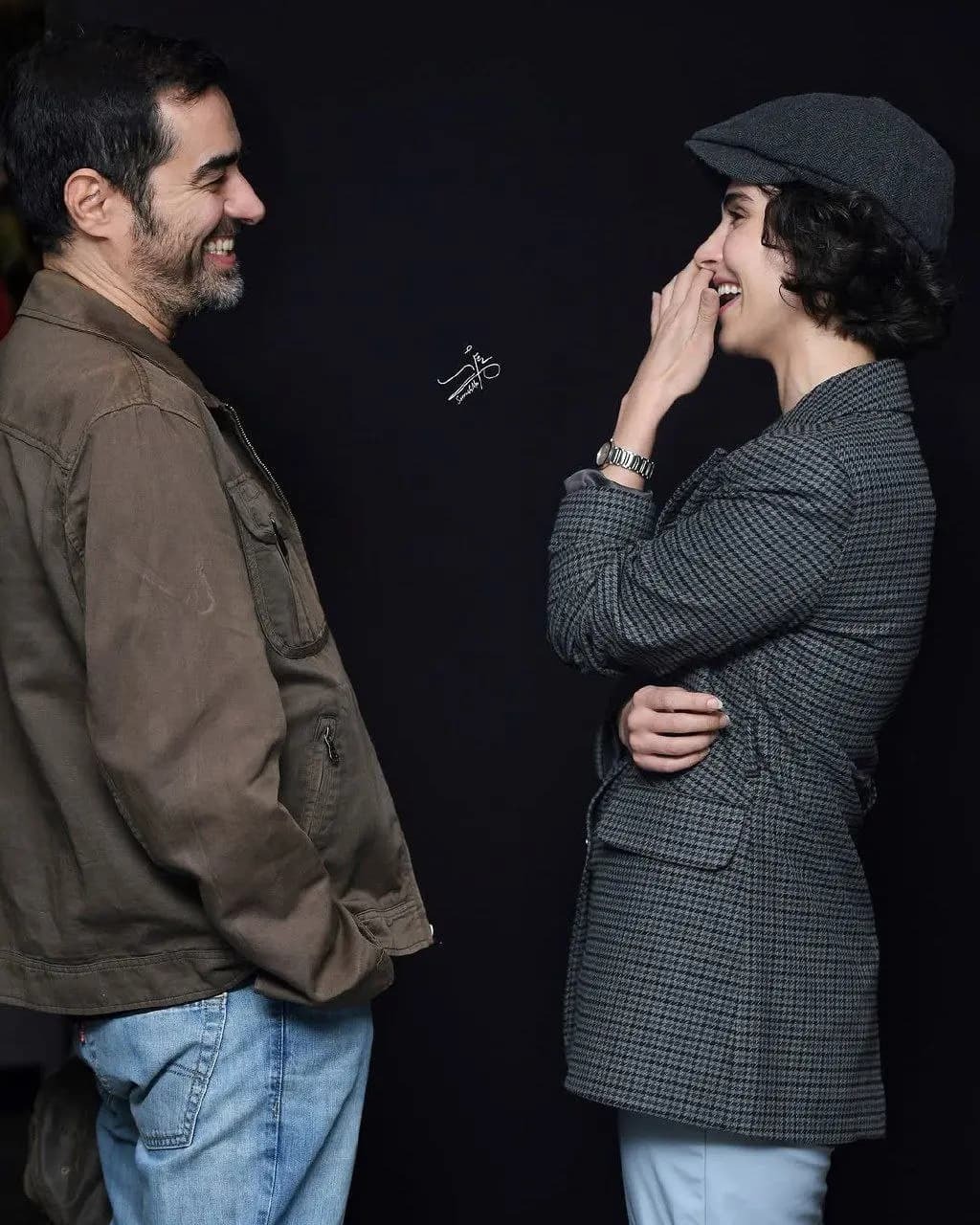 عکس لاله مرزبان و شهاب حسینی
